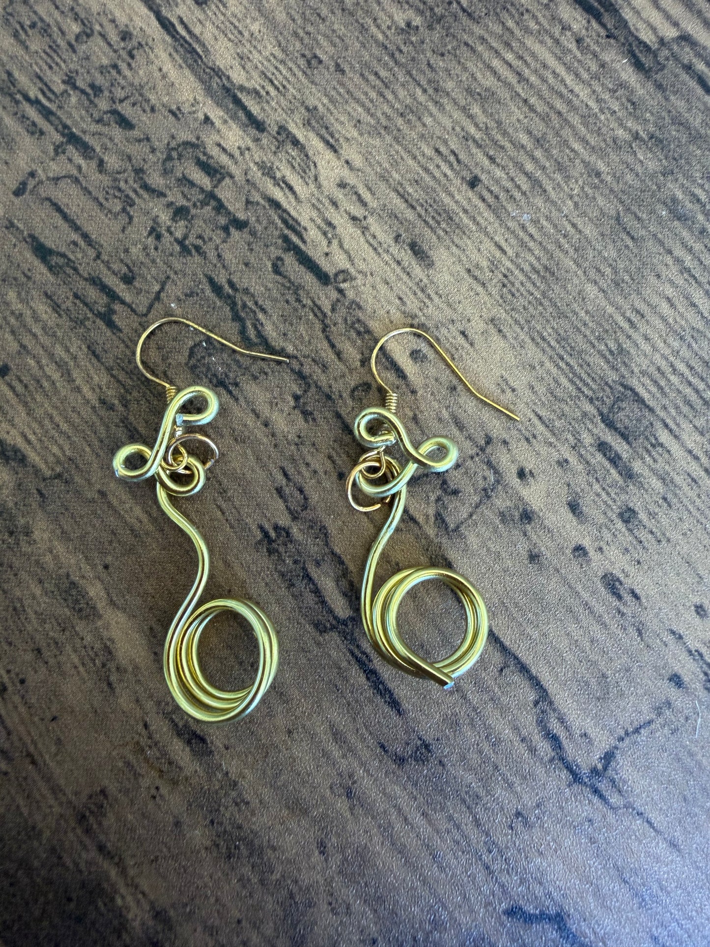 Gold Sculptural Boho Earrings