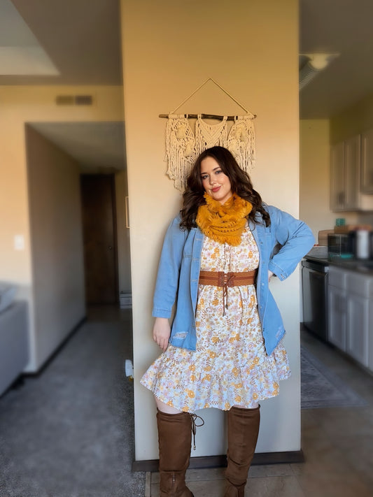 Size 2X | Golden Hour Garden Dress
