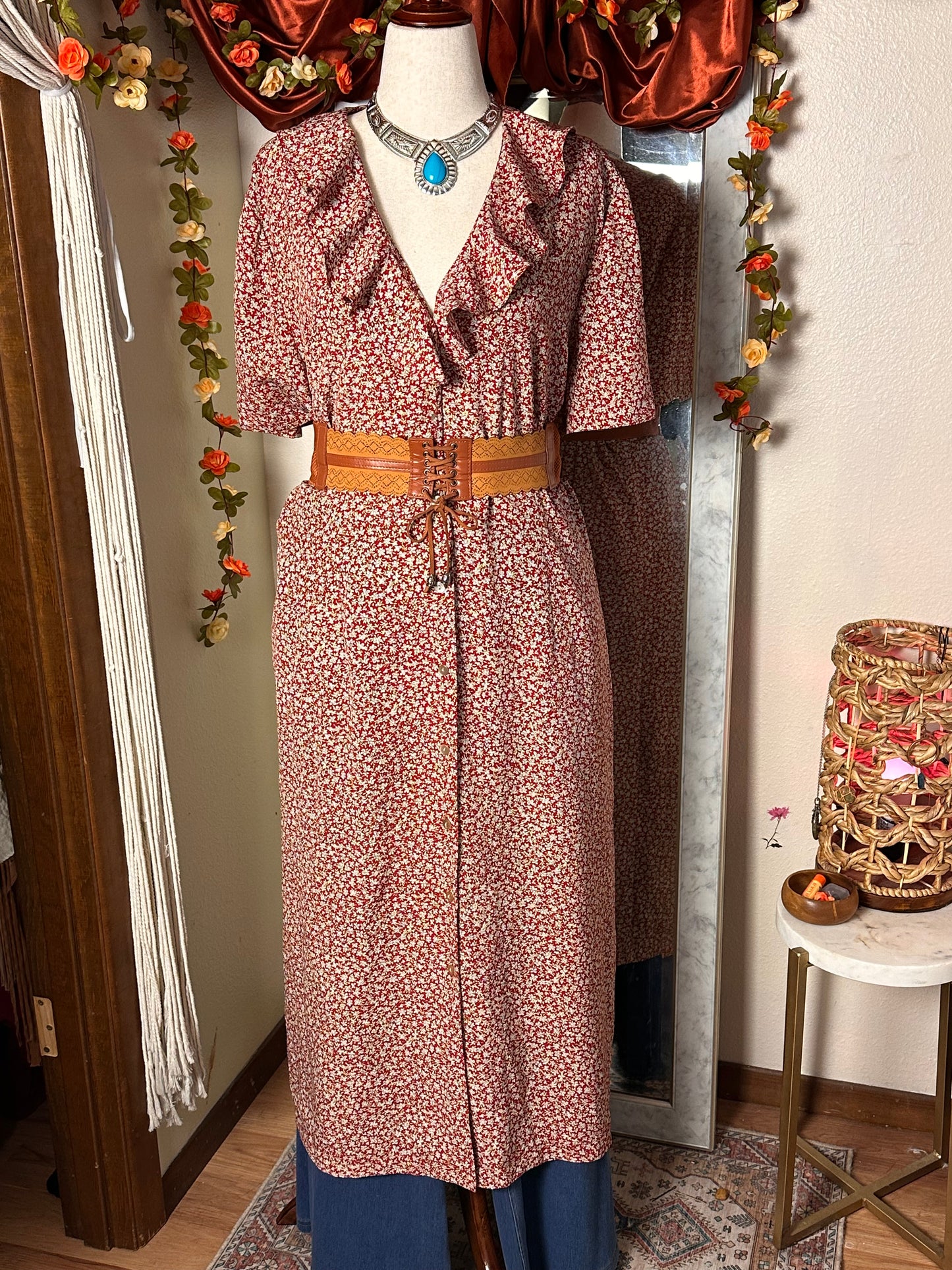 Size 20 | Red Boho Dress