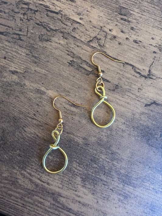 Sculptural boho earrings dainty