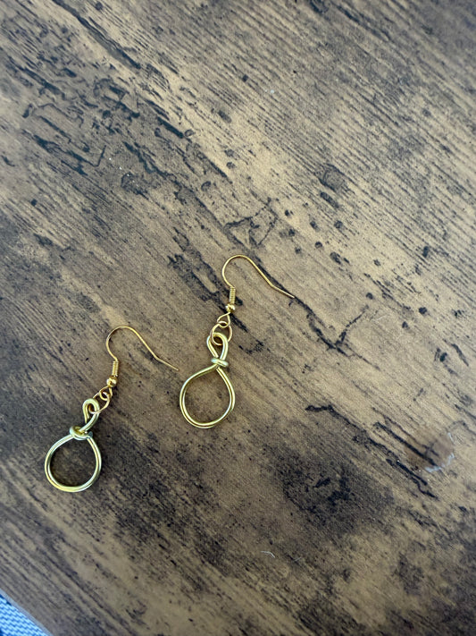 Sculptural boho earrings dainty