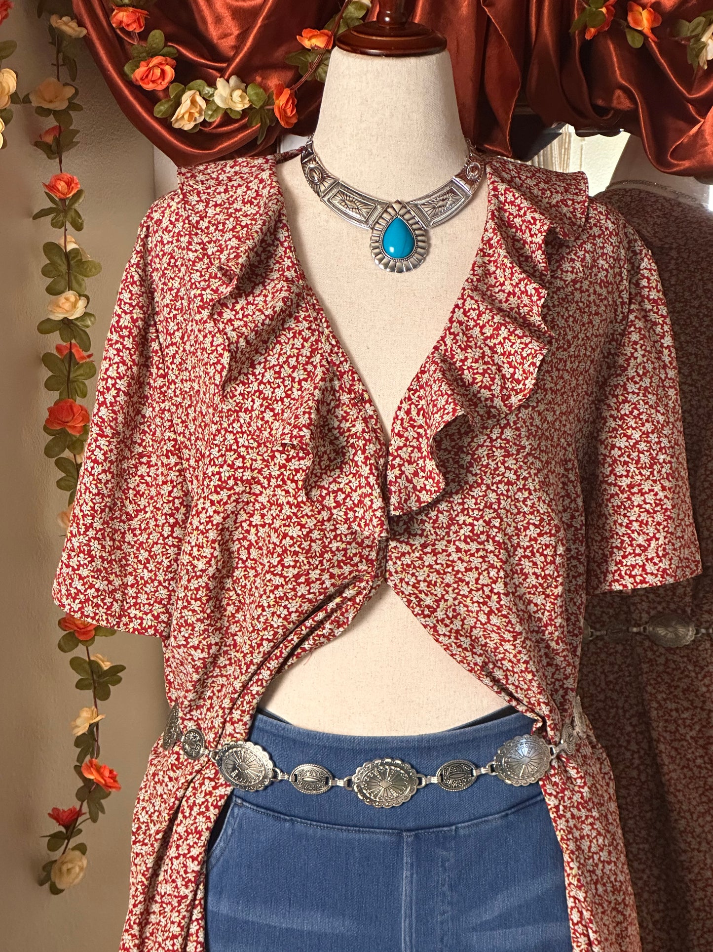 Size 20 | Red Boho Dress