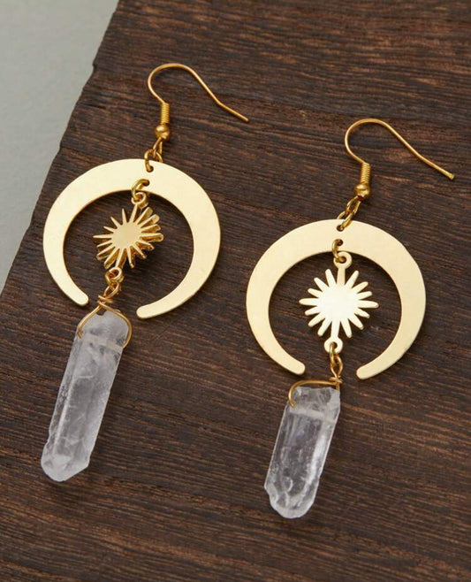 Moonlight Crystal Earrings