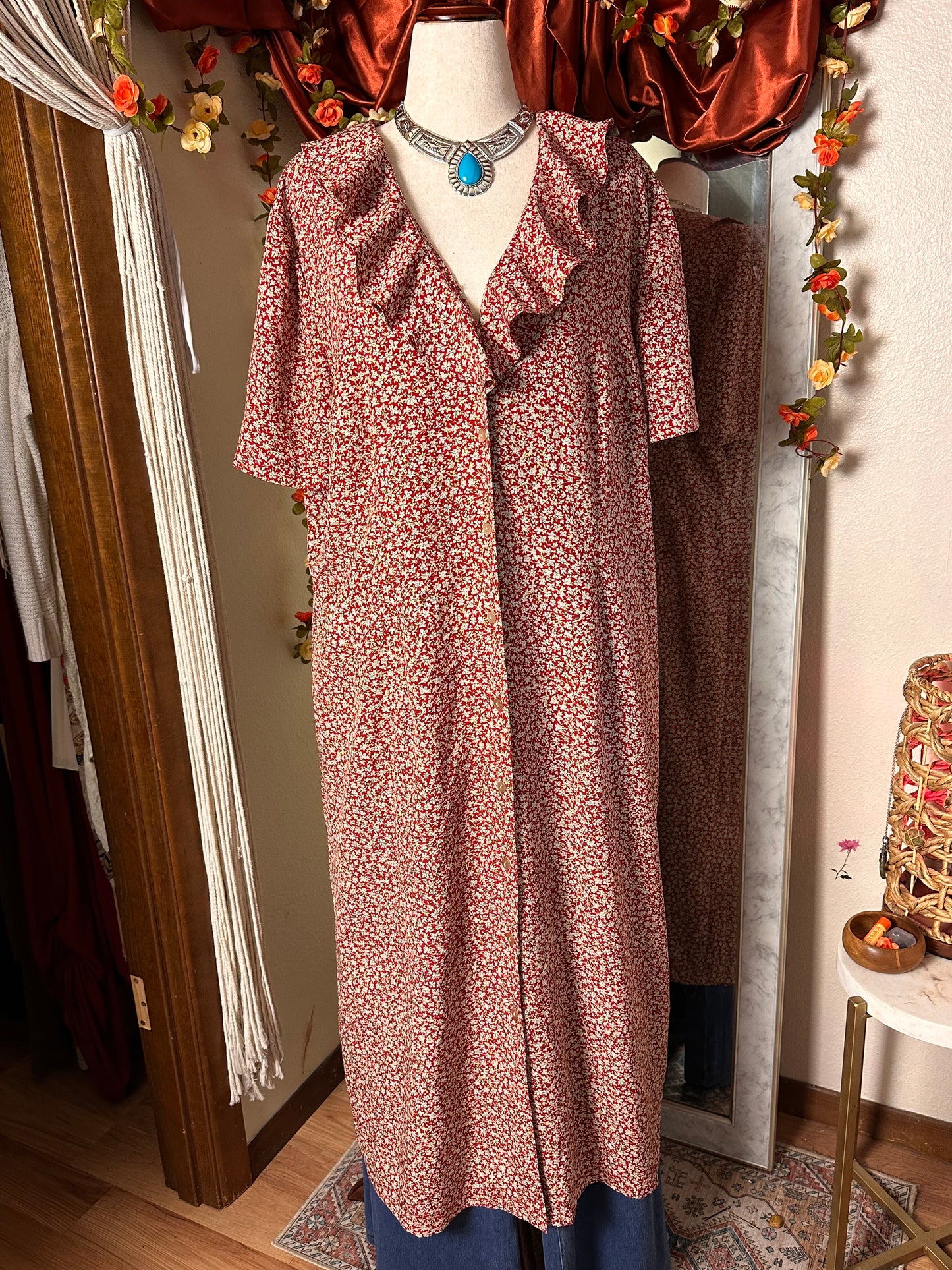Size 20 | Red Boho Dress