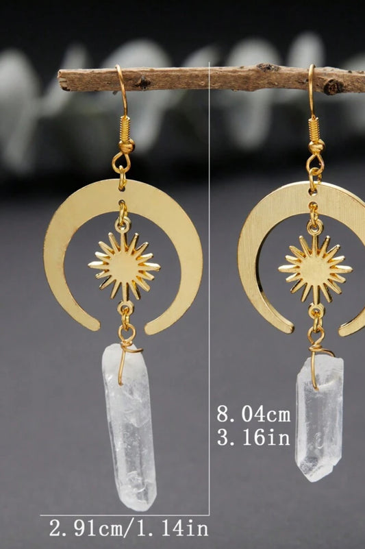 Moonlight Crystal Earrings
