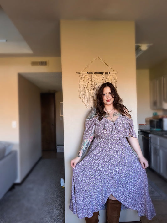 Lavender Moon Garden Dress