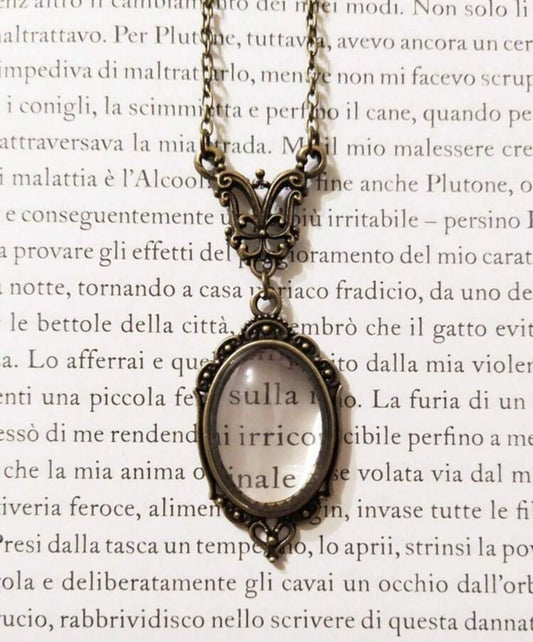 Vintage Magnifying Glass Necklace