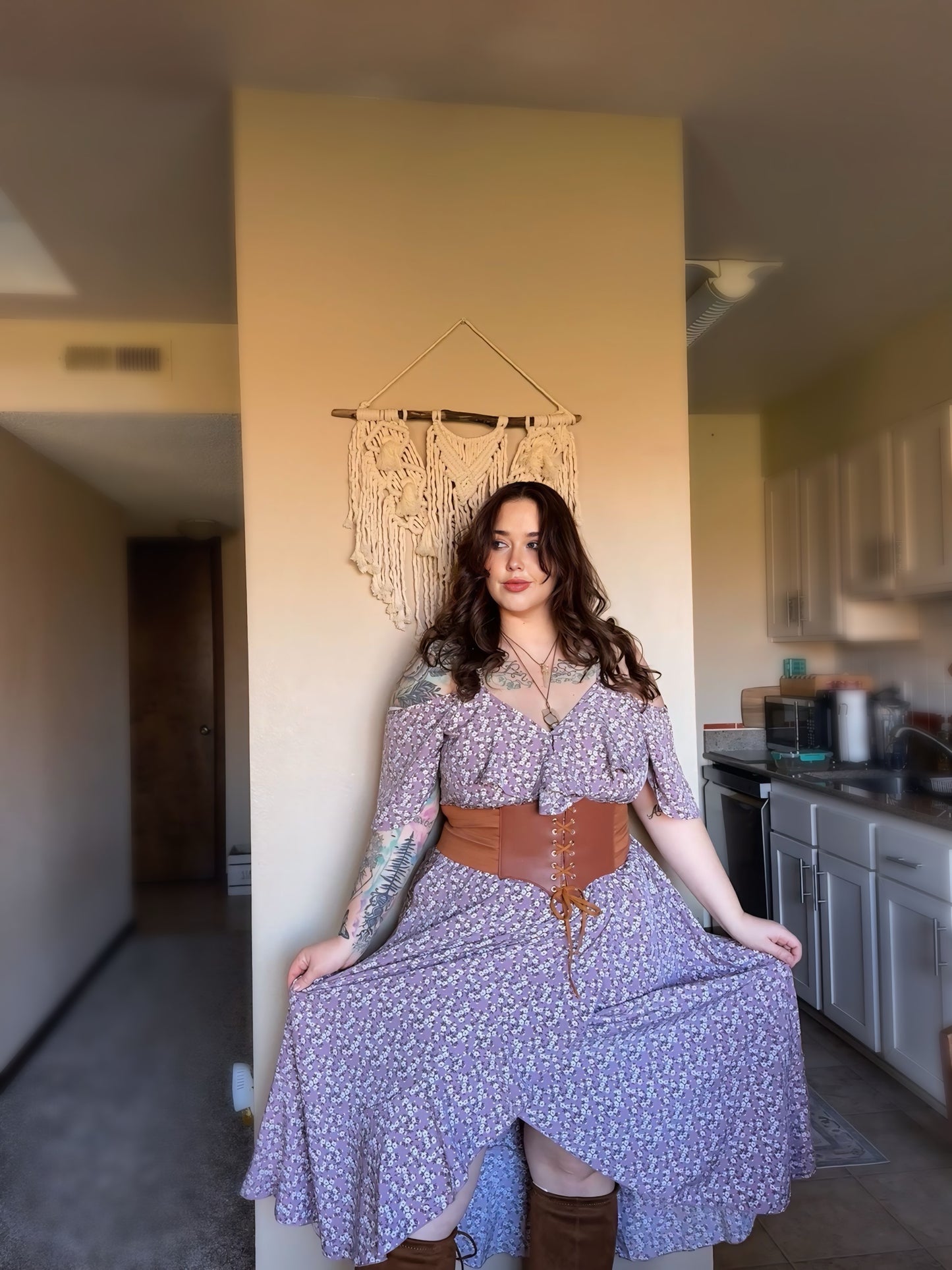 Lavender Moon Garden Dress
