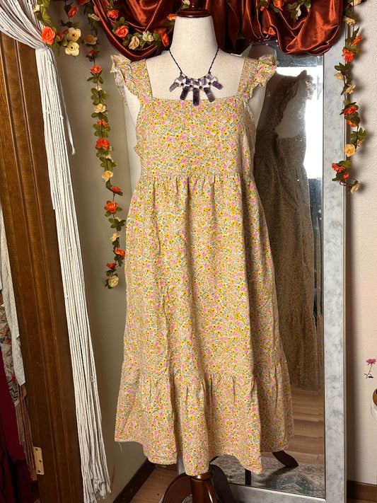 Size 2X | Floral Summer Dress